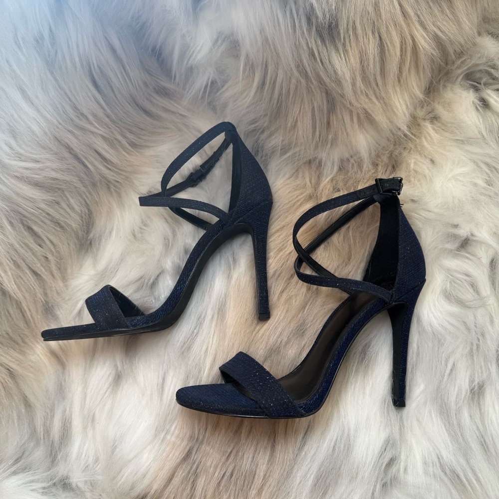 Michael KORS Elegant Blue Strappy Heels